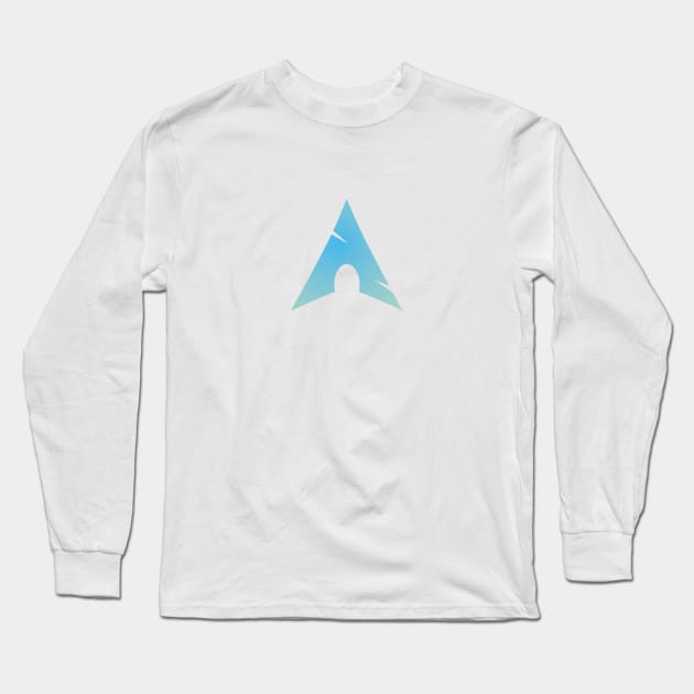 Arch Linux Logo Redux Long Sleeve T-Shirt by nerd_crafter